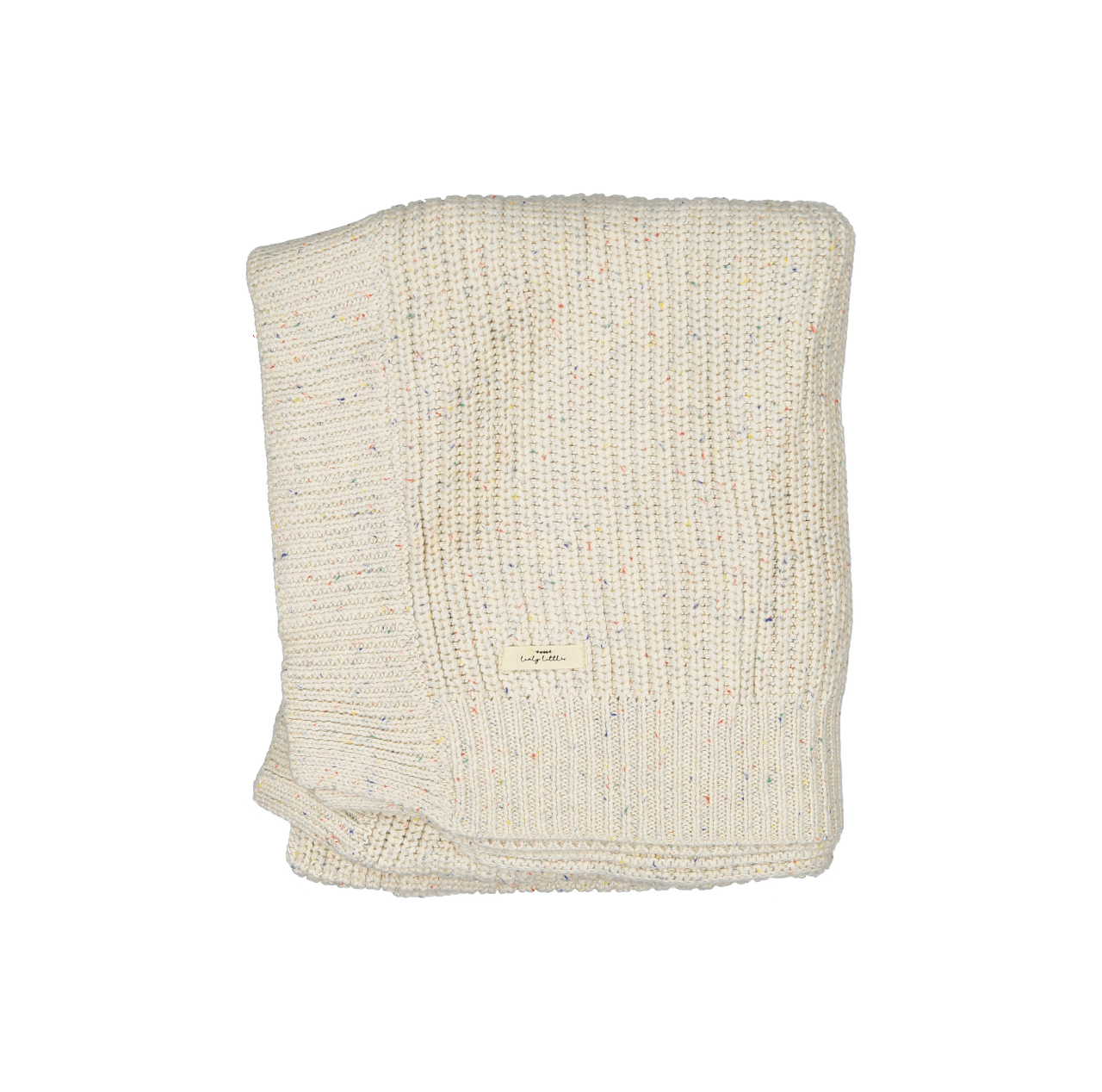 Die grob Strickdecke – Confetti
