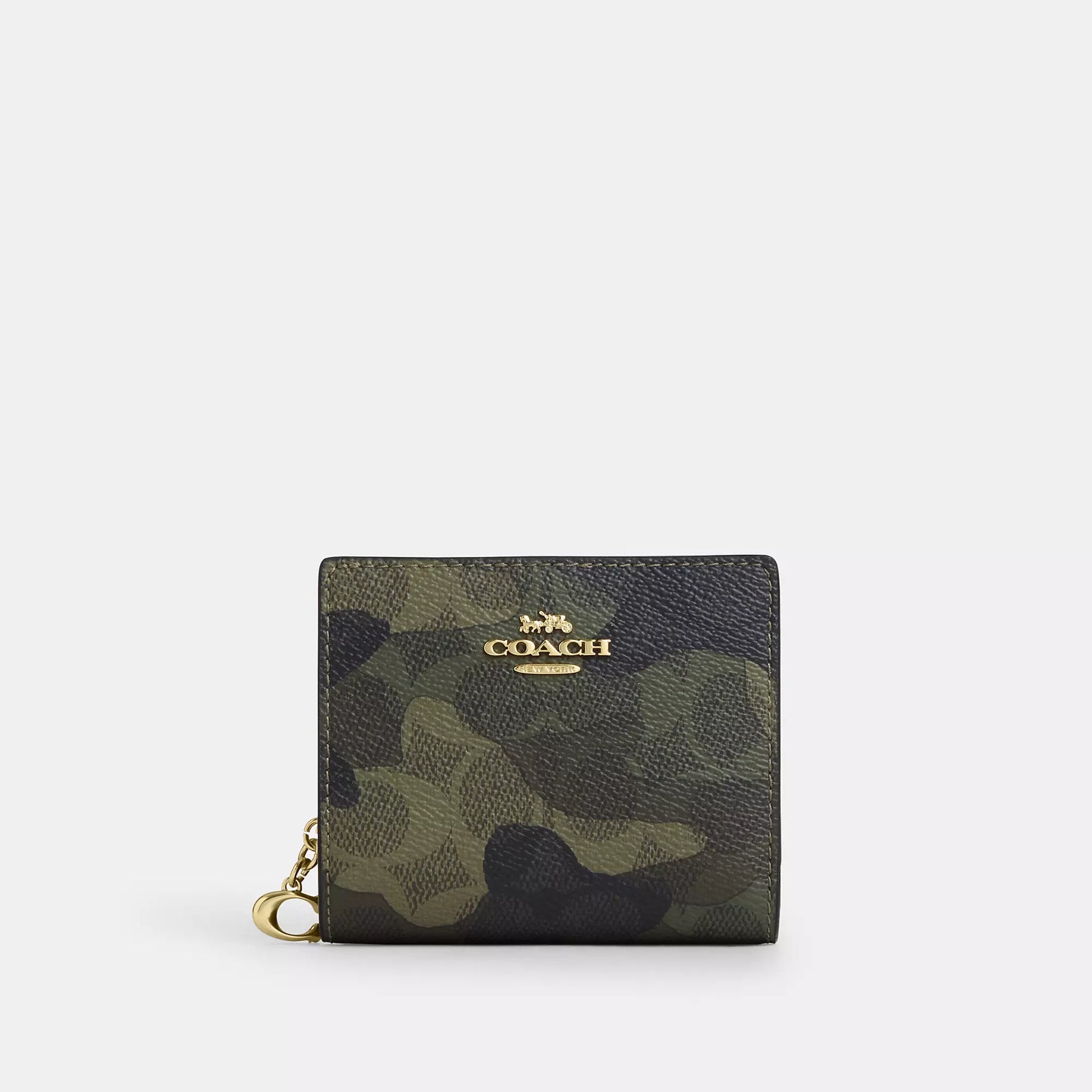 Coach Outlet Snap Geldbörse in Unterschrift Camo Muster