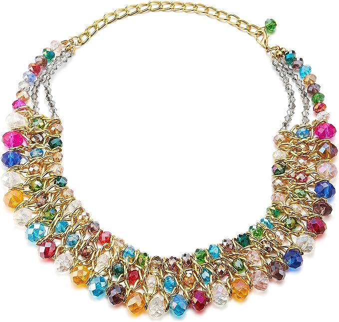 Produkte 18K Gold Mehrfarbig Edelstein Halskette