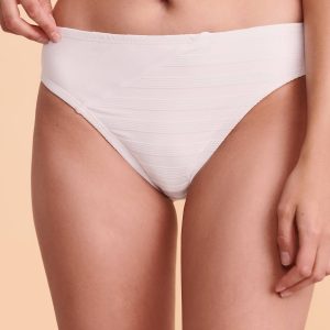 Bandeau Bikini Hipster in Weiß