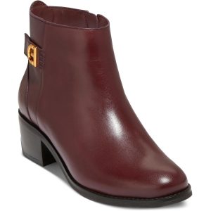 Holis Buckle Bootie Reißverschluss-Lederstiefeletten