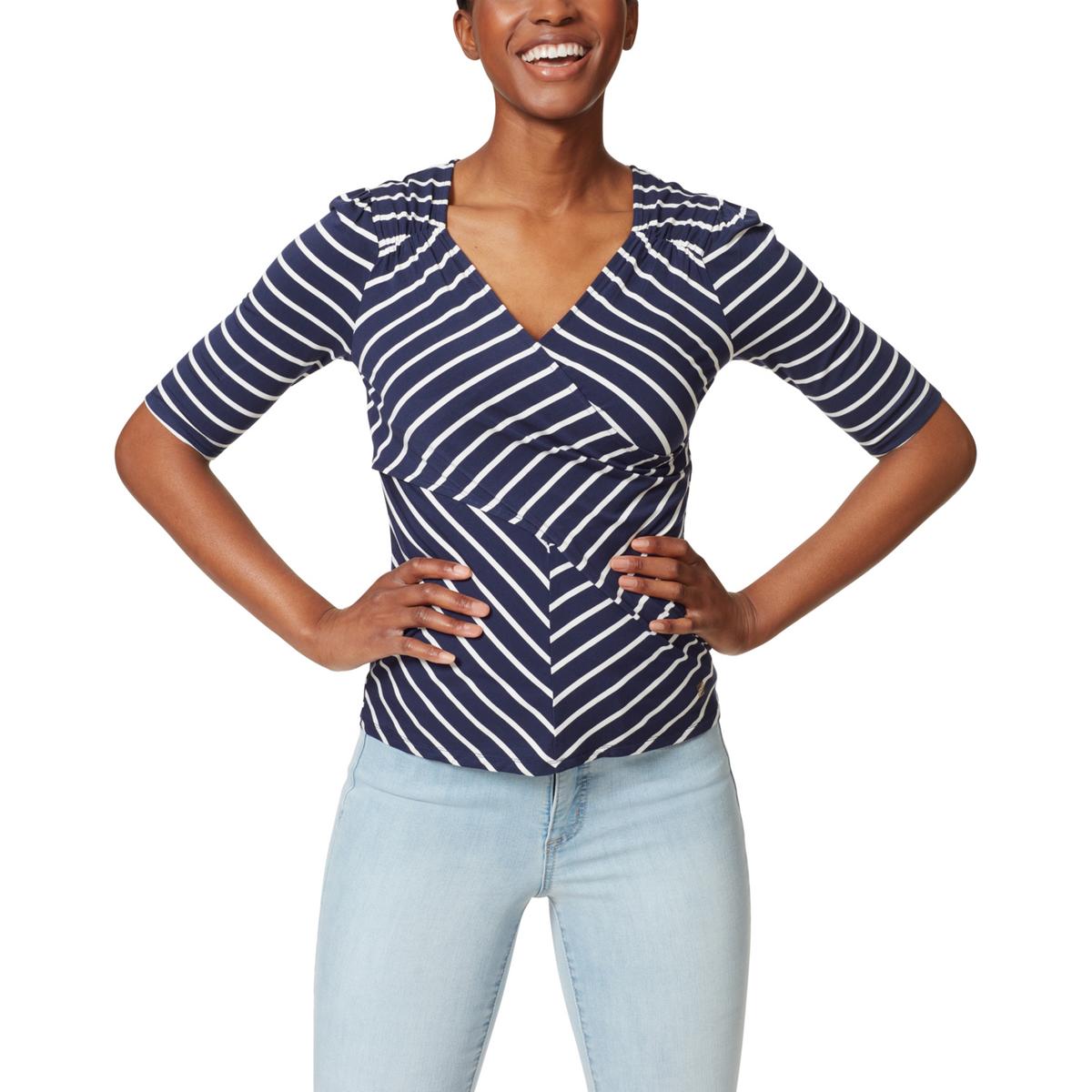 Alyssa Cross Over Pullover mit V-Ausschnitt
