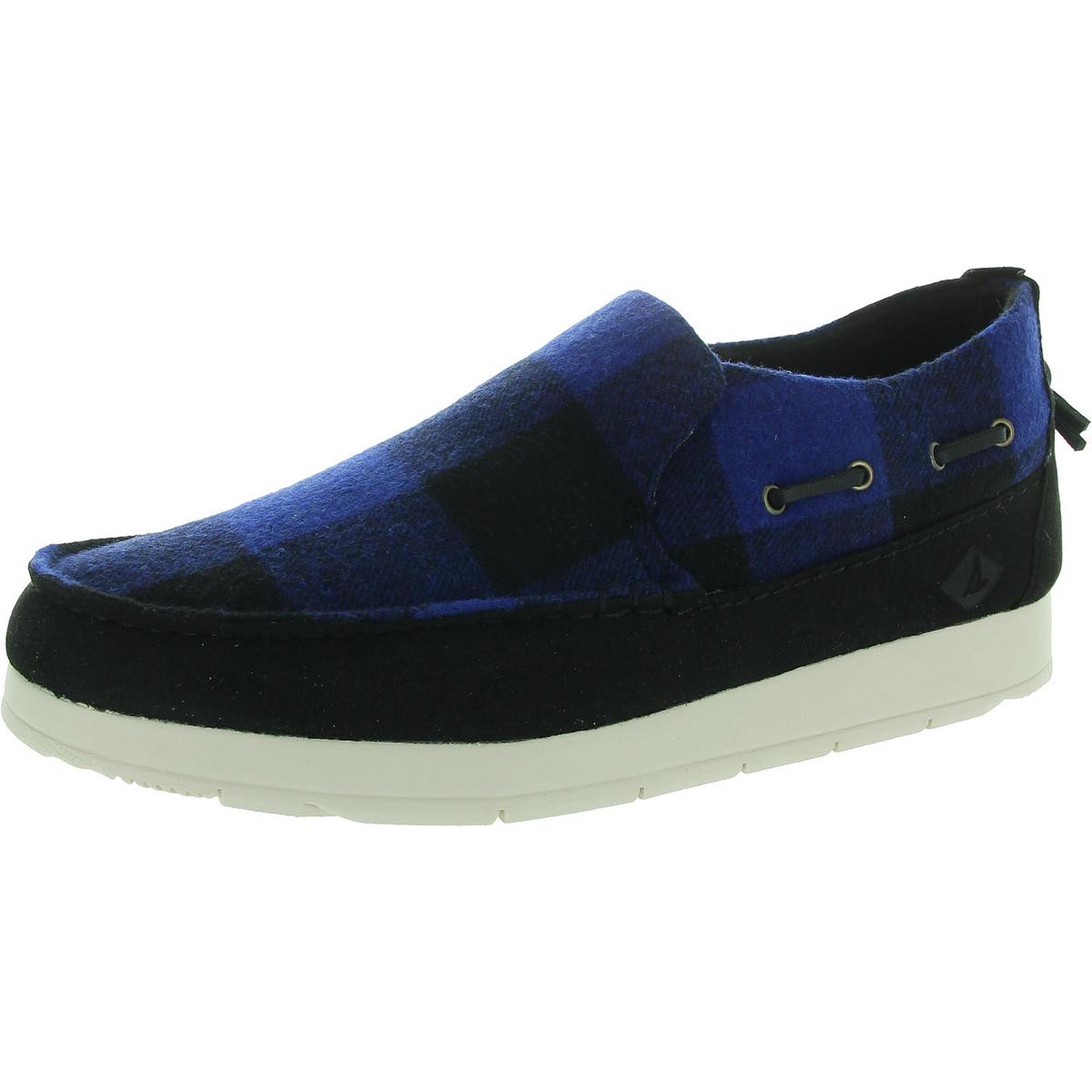 Moc-Sider Buffalo Slipper aus karierter Wolle