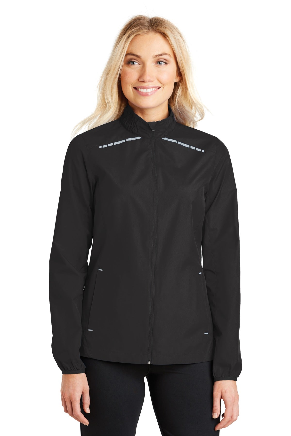 Port Authority Damen Zephyr Reflektierende Hit durchgehender Reißverschluss Jacke L345