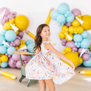 Class Act Twirl-Kleid mit Flatterärmeln