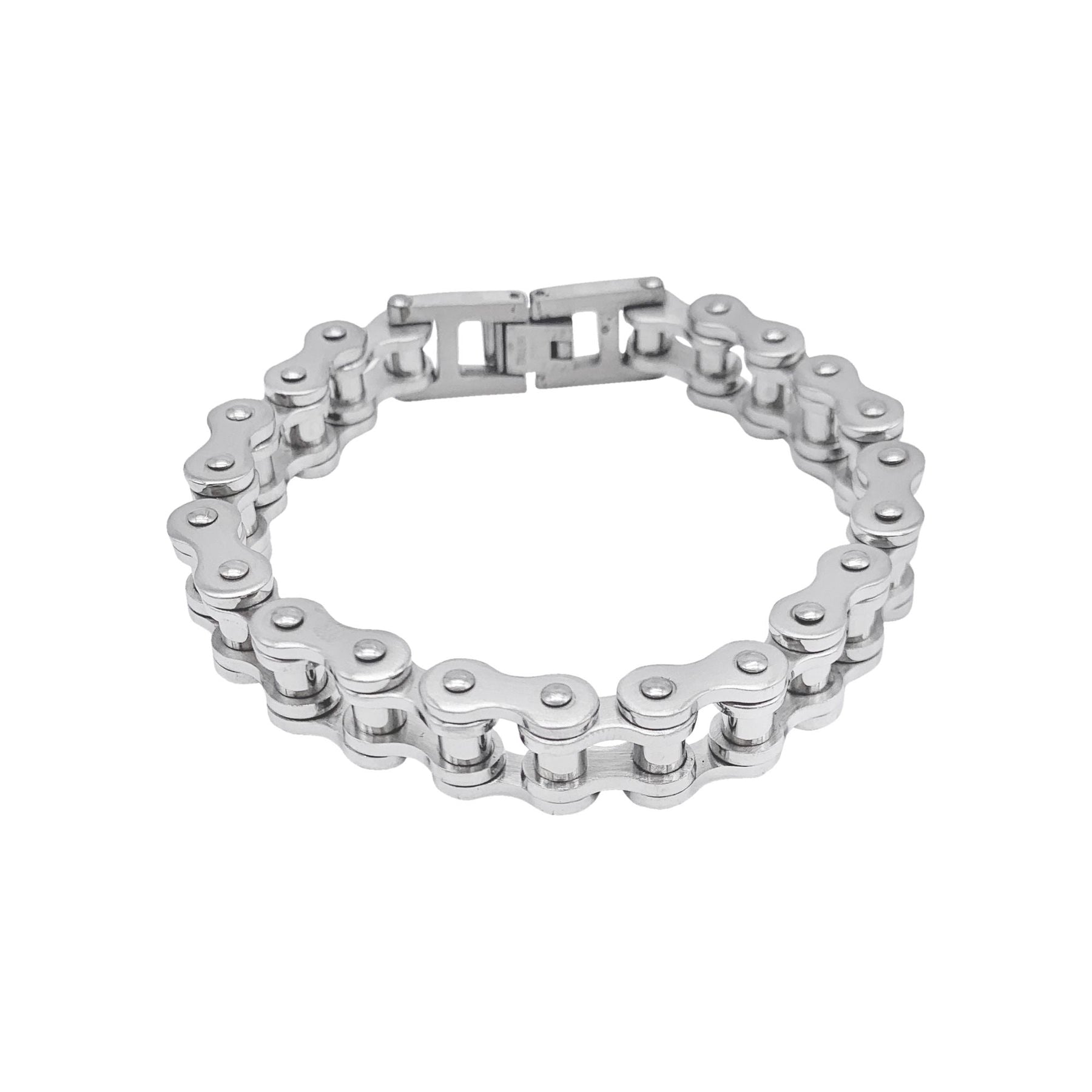 Tarnen Resistant Silber überzogen Interlock Armband