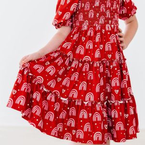 Gesmoktes Rüschenkleid von Cloud 9