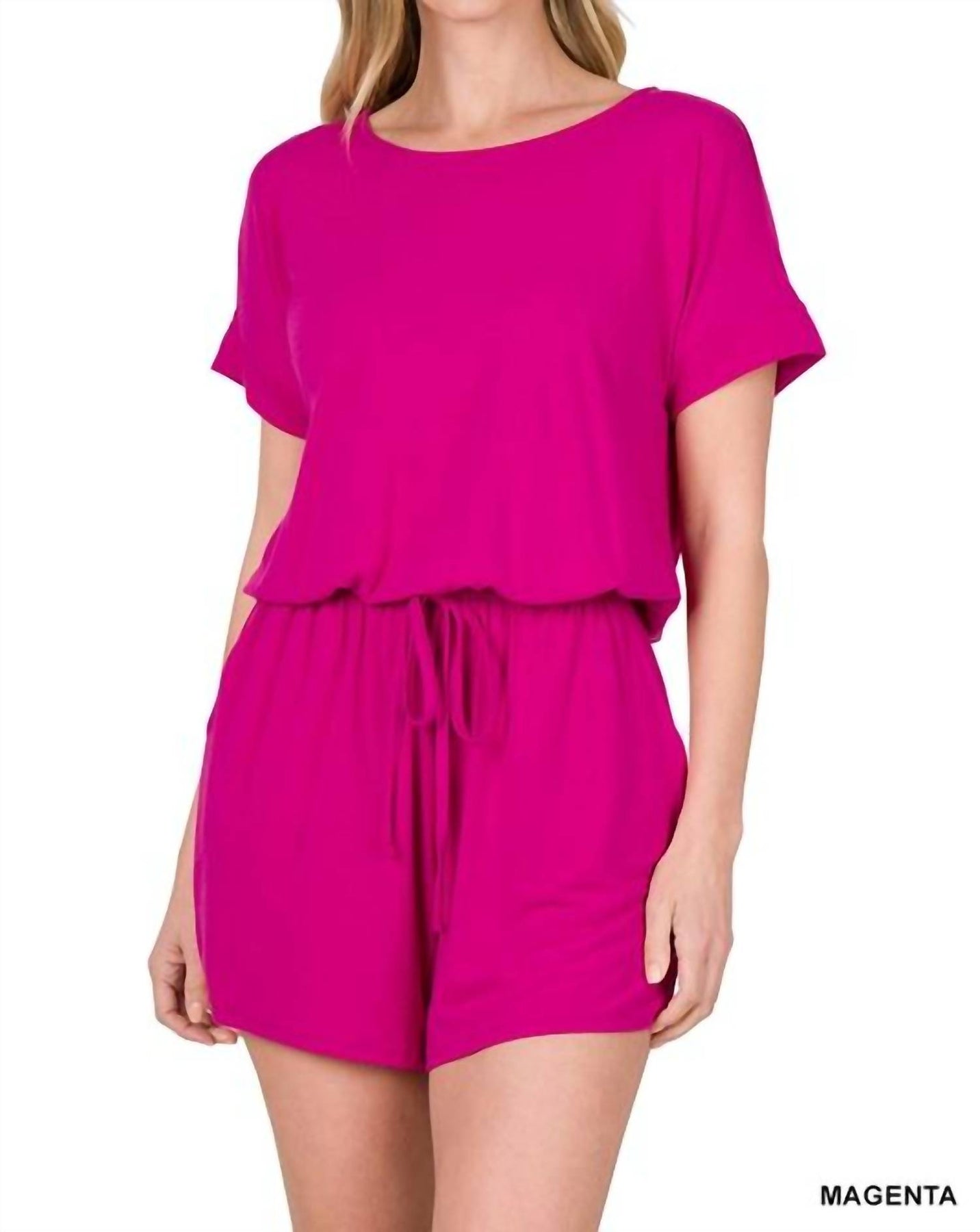 Echter gemütlicher Strampler in Magenta