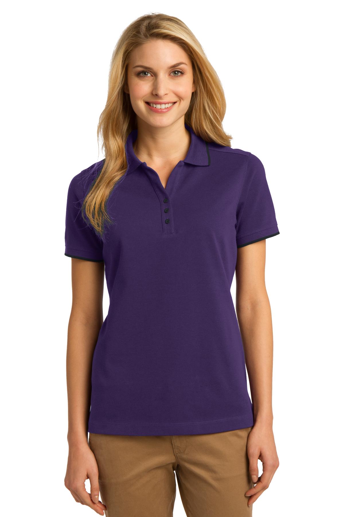 Port Authority Damen Rapid Dry Tipped Polo L454