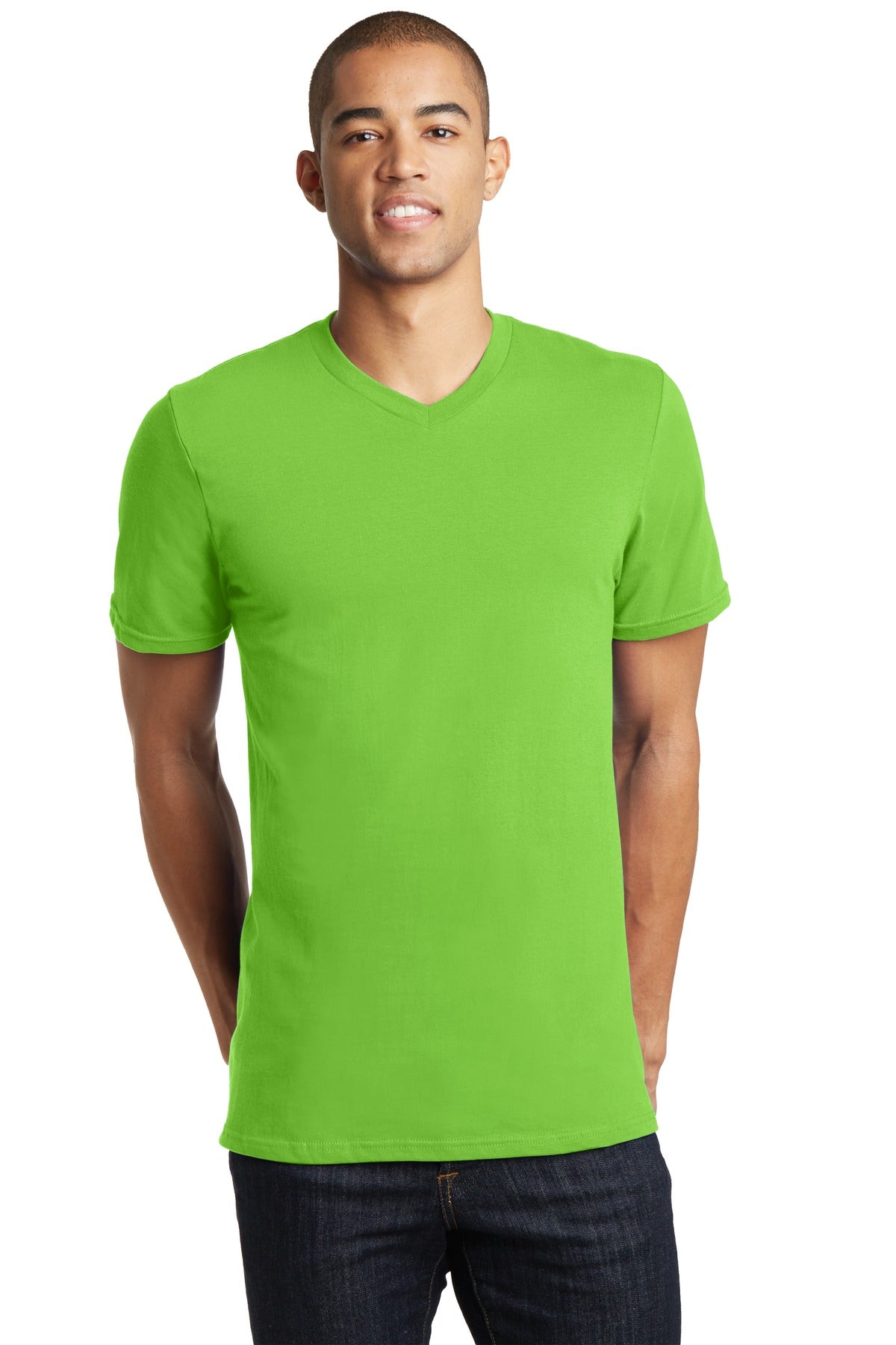 District Young Herren Das Konzert-T-Shirt V-Ausschnitt DT5500