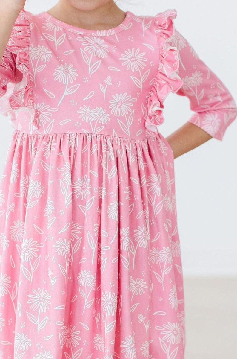 Dahlia Doodles Rüschen Twirl Kleid