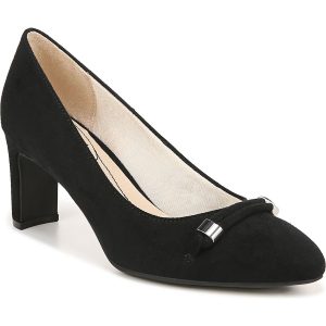 Block Ferse Runde Zehe Pumps
