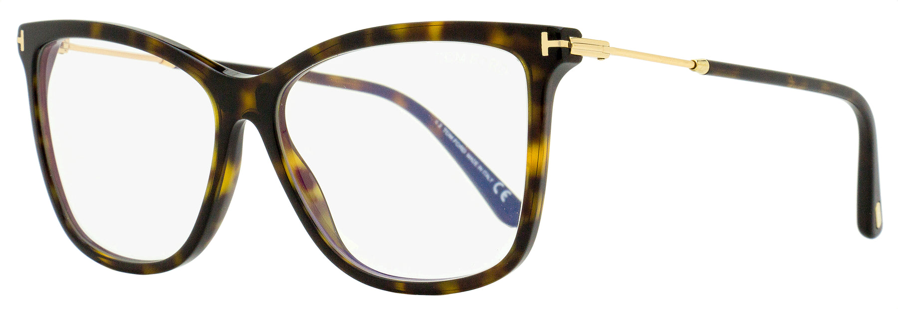 Tom Ford Magnetic Clip-on Brillen für Damen TF5824B 052 Havanna/Gold 56mm