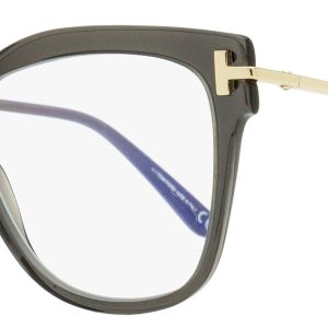 Tom Ford Blaue Blockbrille für Damen TF5704B 020 Grau/Gold 54 mm