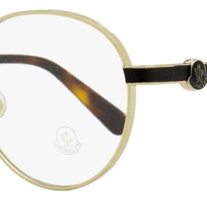 Moncler Unisex-Rundbrille ML5179 032 Hellgold/Havanna 51 mm