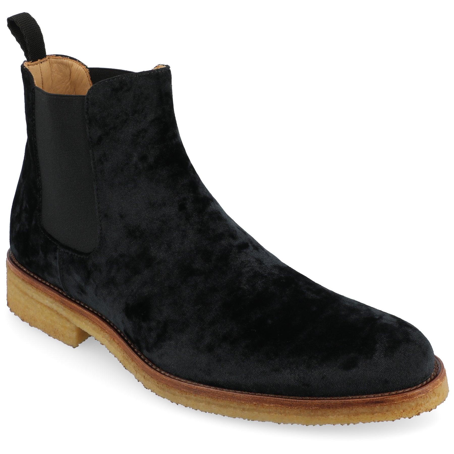 Der Jude Stiefel in schwarzem Velour