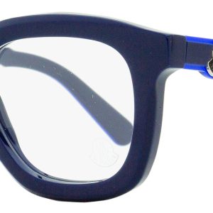 Moncler Herrenbrille mit dickem Rand ML5195 090 Blau 48 mm