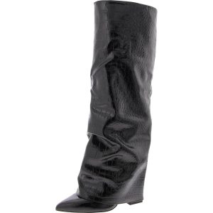 Bedeckte Ferse Fersen Overknee Stiefel