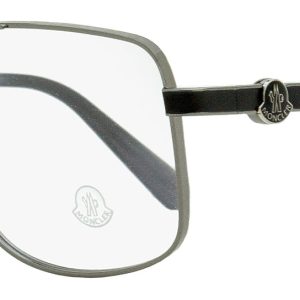 Moncler Herren-Pilotenbrille ML5178 008 Rotguss/Grau 55 mm