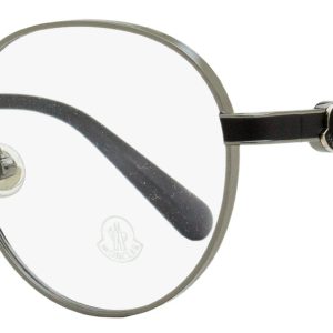 Moncler Unisex-Rundbrille ML5179 008 Gunmetal/Grau 51 mm