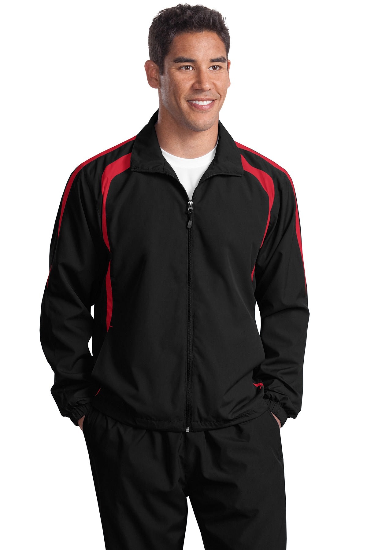 Sport-Tek Herren Tall Colorblock Raglan Jacke TJST60