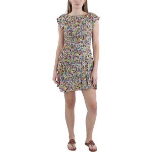 Leyna gerafftes Minikleid