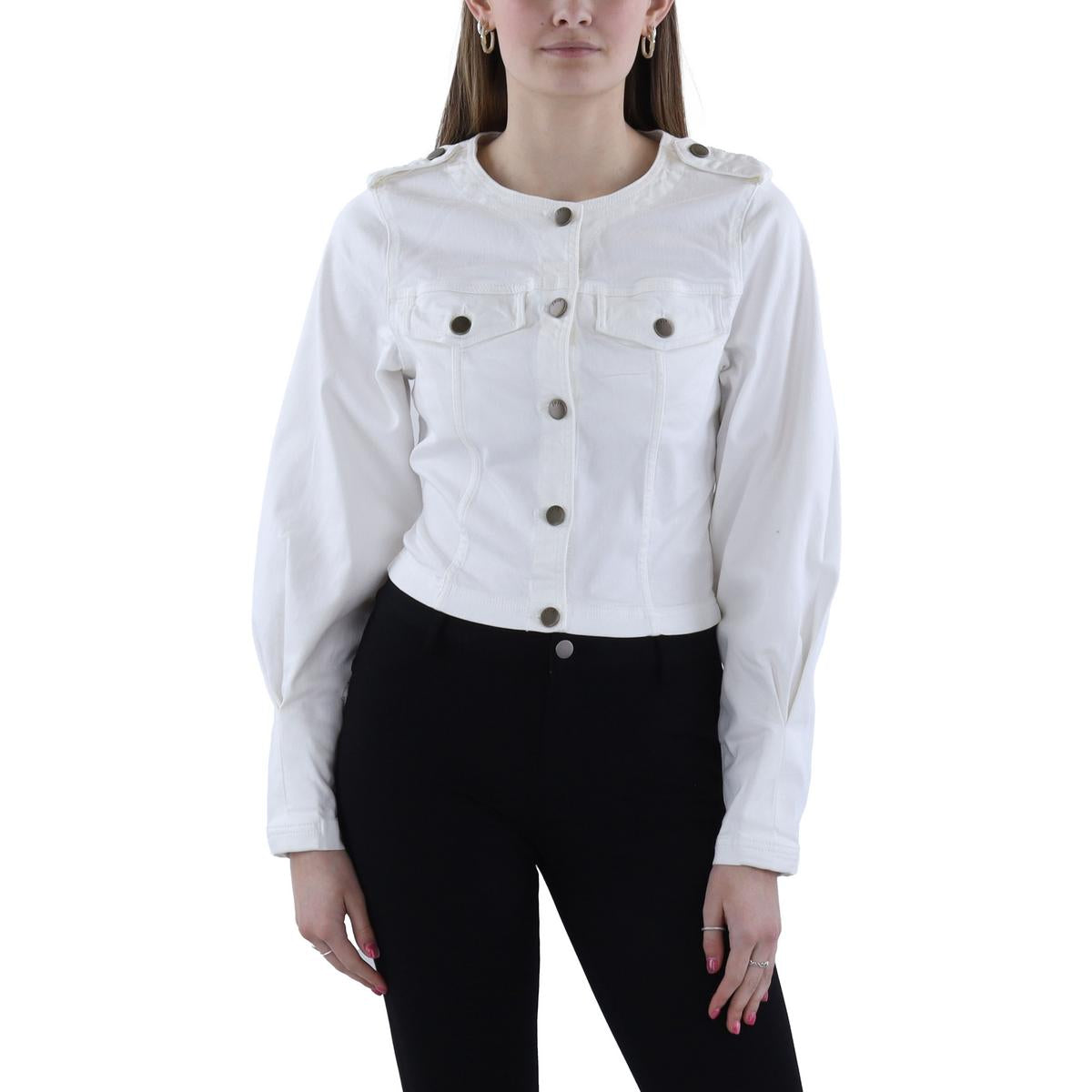 Kerina Crop Denim Jeansjacke