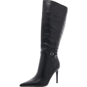 Hohe kniehohe Stiefel aus Voca-Leder