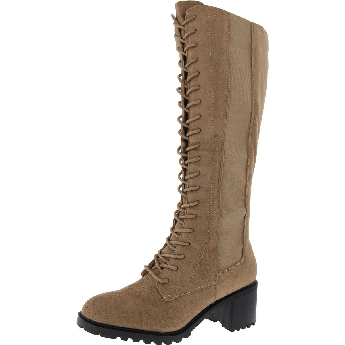 Schnürstiefeletten aus Wildleder