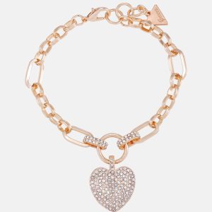 Roségoldfarbenes Herz-Armband-Box-Set