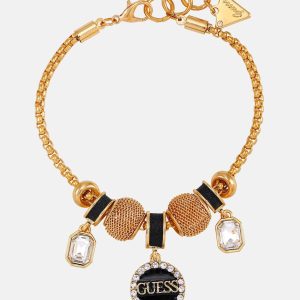 Goldfarbenes Logo-Armband-Box-Set