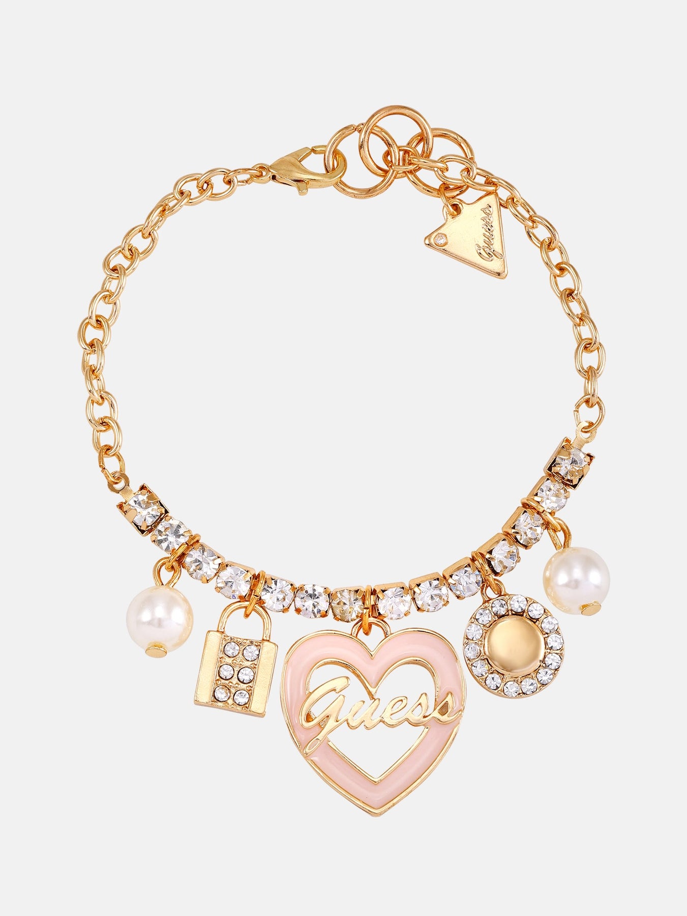 Goldfarben Logo Herz Armband Box Set