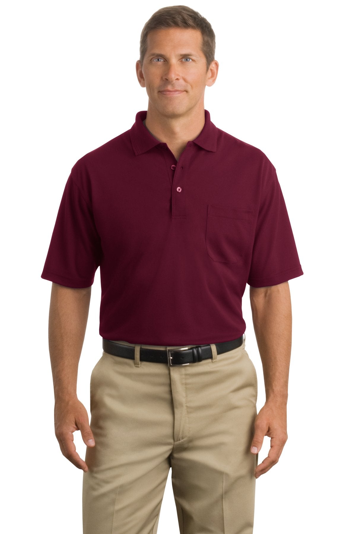 CornerStone Industrial Tasche Pique Polo für Herren CS402P
