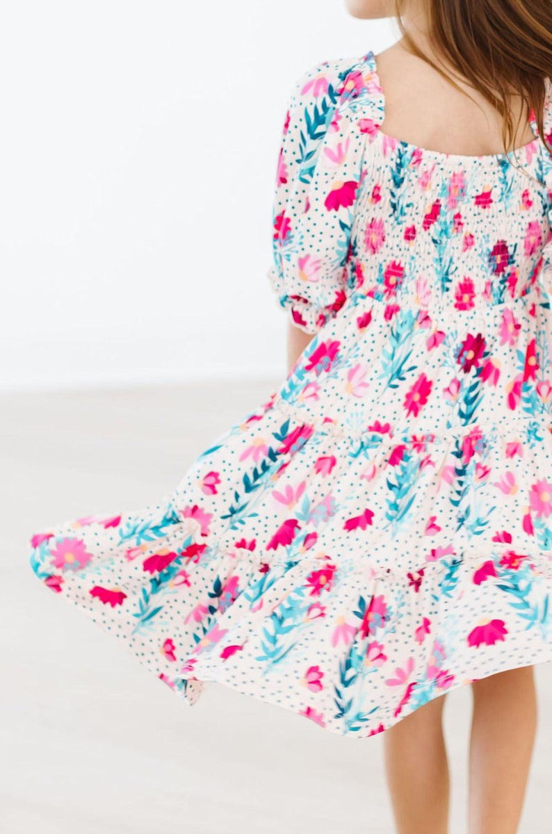 Dots & Daisies Kleid mit Rüschen