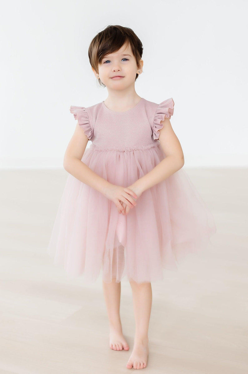Dusty Rosa Schimmer Tutu Kleid