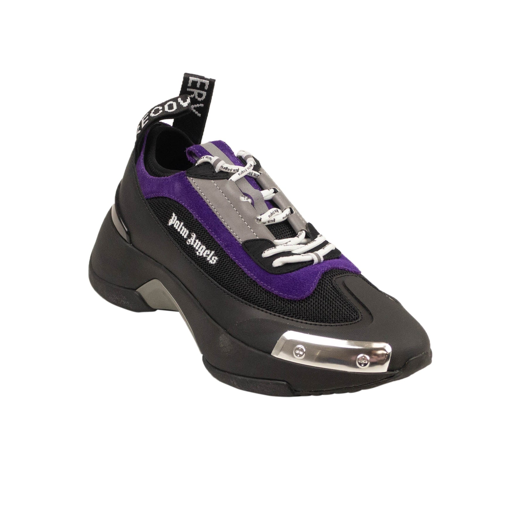 Schwarze und lila Recovery Sneaker