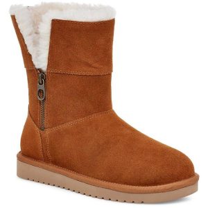 Aribel Wildleder-Lammfellstiefel für kaltes Wetter