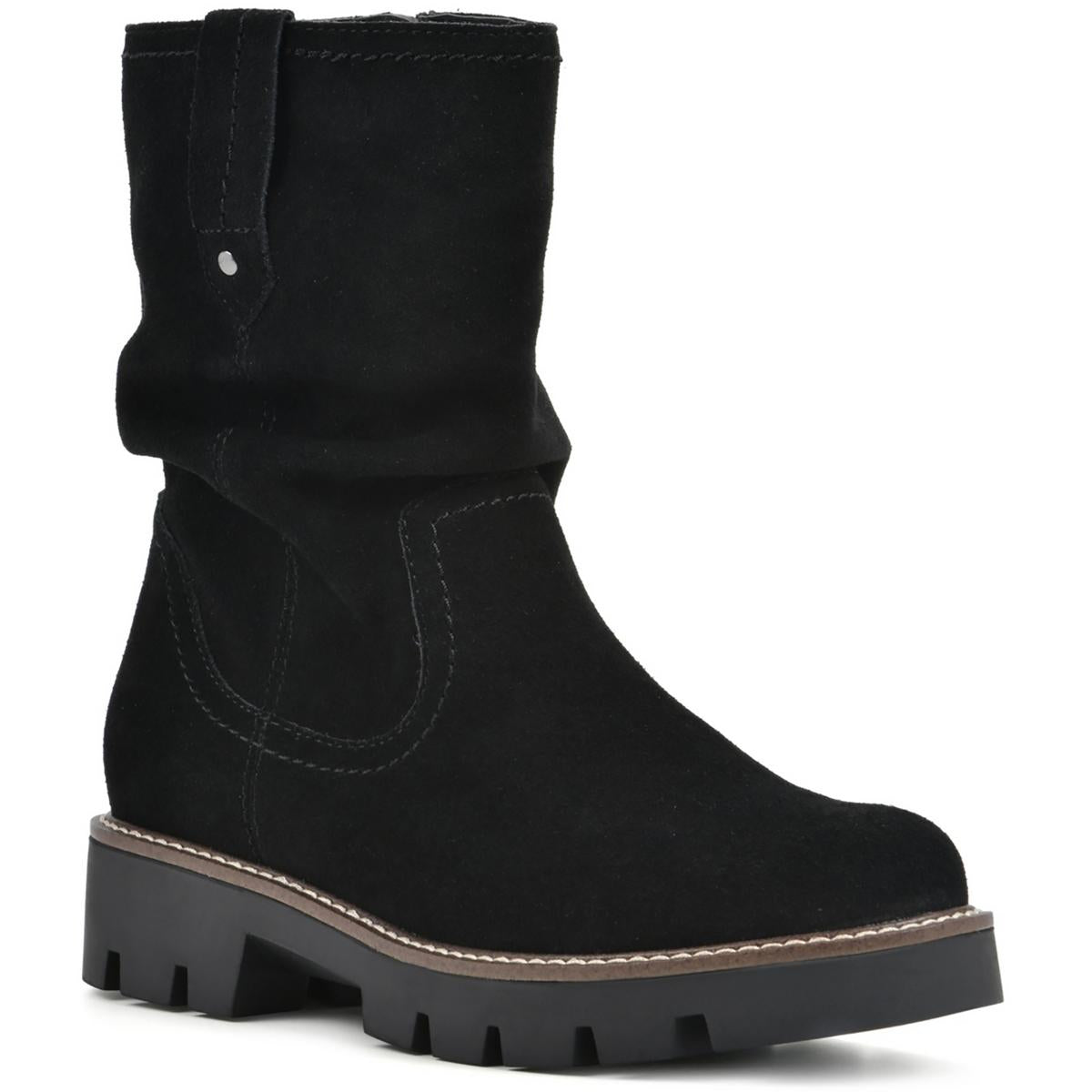 Glean Wildleder Block Absatz Stiefeletten