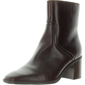 Erica Kunstleder-Stiefeletten mit Blockabsatz