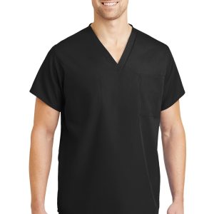 CornerStone Unisex-Oberteil mit V-Ausschnitt