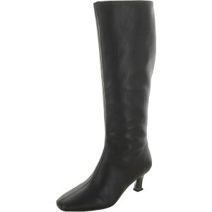 Die Zaharrah Kunstleder-Stiefel mit eckiger Zehenpartie