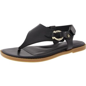 T-Strap Sandalen aus Kunstleder