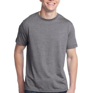 District – Tri-Blend-Rundhals-T-Shirt für junge Herren. DT142