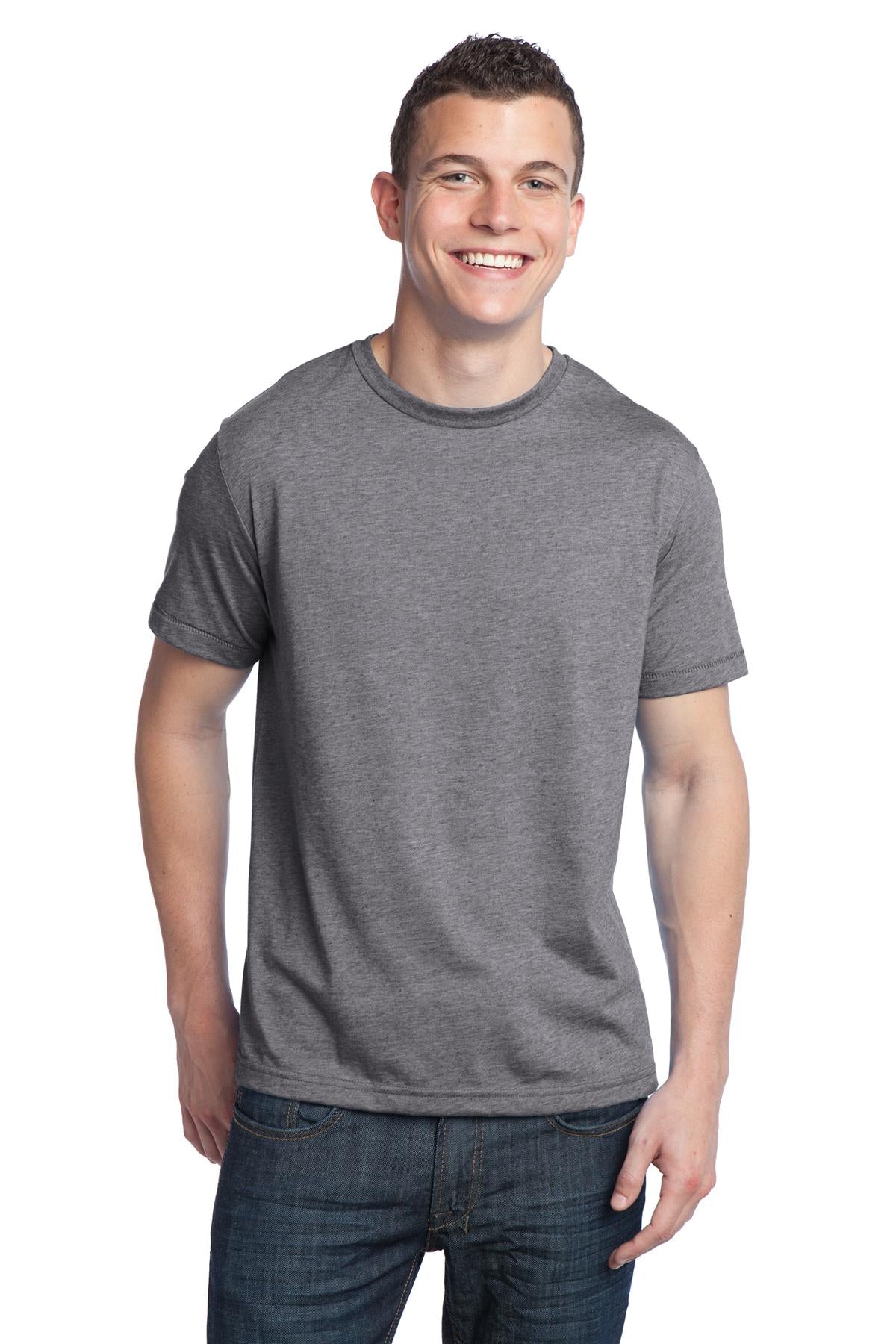 District Junge Herren Tri-Blend Rundhalsausschnitt Tee DT142