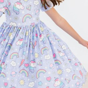 Galactic Unicorns S/S Twirl-Kleid