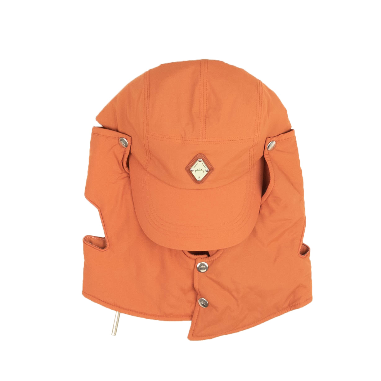 Orange Flap Logo Baseballmütze für Herren