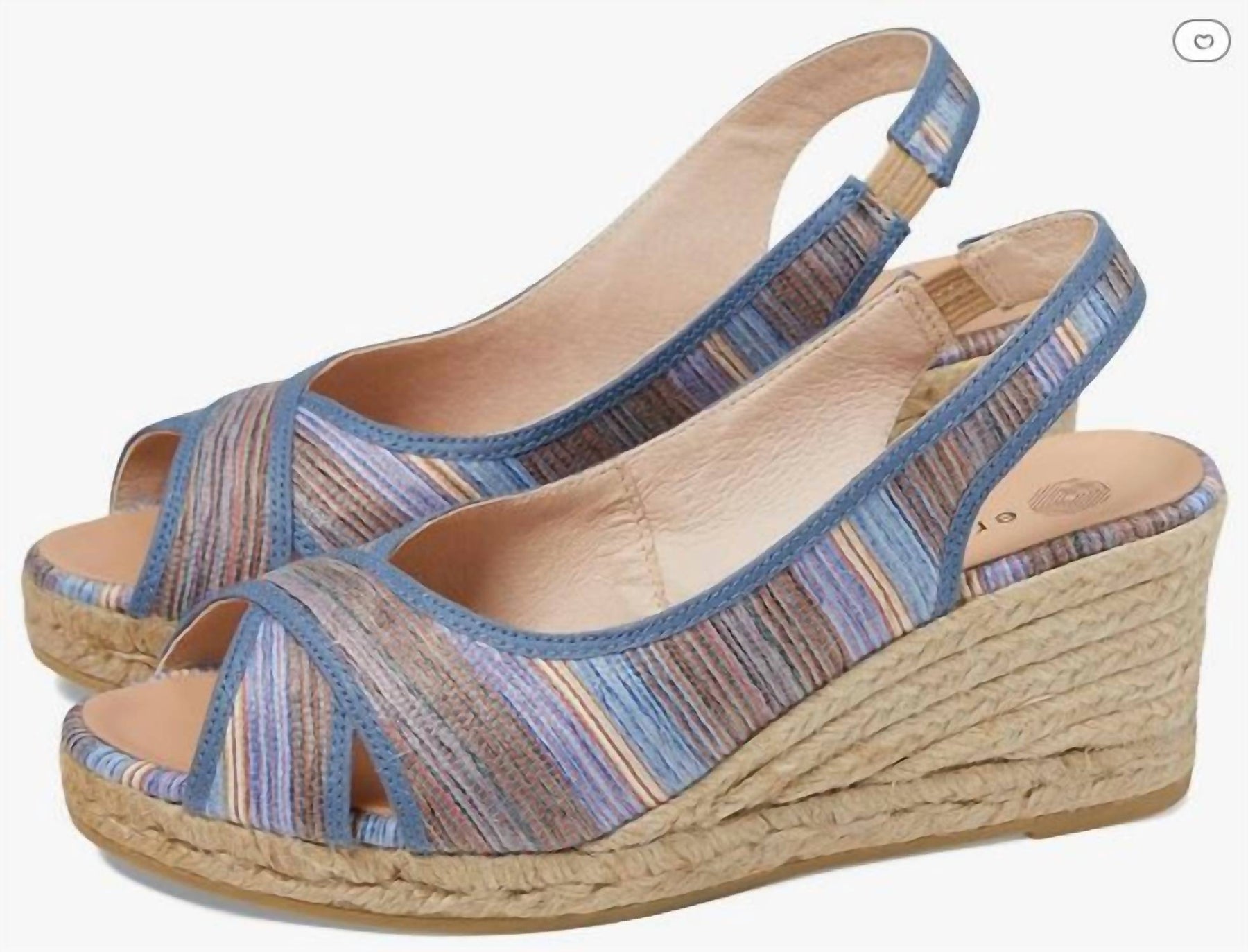 Damen Fran Sandale In Blau Mischung