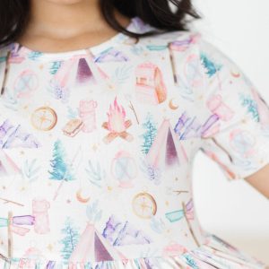 Happy Camper S/S Pocket Twirl Kleid