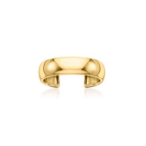 Polierter Zehenring aus 10-karätigem Gelbgold von Canaria 7820078645308