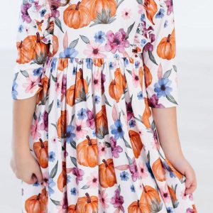 Hey Pumpkin Rüschen-Twirl-Kleid
